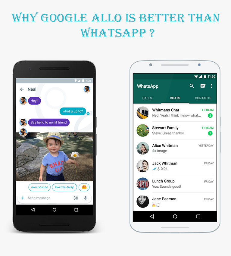 Google Allo vs WhatsApp